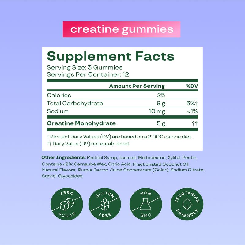 Bloom Nutrition Creatine Gummies
